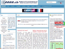 Tablet Screenshot of 2222.ch